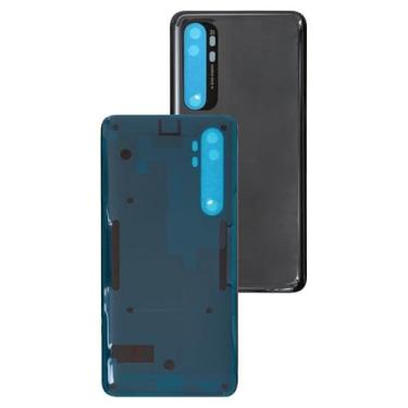 Imagem de Peças de reparo de substituição da capa da bateria da carcaça compatíveis com Xiaomi Mi Note 10 Lite, (preta, M2002F4LG)