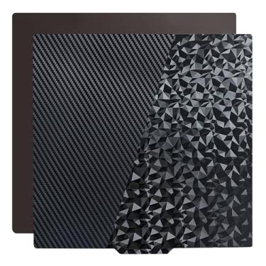 Imagem de Cama de impressão PET PEO IdeaFormer com placa de construção magnética para Ender 5 S1 Plus, placa de impressão de aço de mola PET PEO de dupla face 377x370 mm para Creality Ender 5 Plus