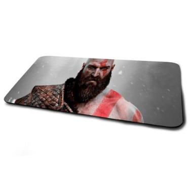 Imagem de Mouse Pad Gamer God of War 4 Kratos - Império da Impressão, 90cm x 35c