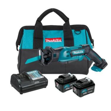 Imagem de Serra Sabre Makita 2 Baterias 12v 4ah Jr103dz Bivolt + Bolsa