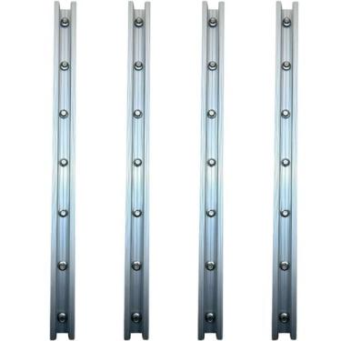 Imagem de Mini Trilho 550mm - Telha Metálica Para Placa Solar 04 Peças - GB ELET