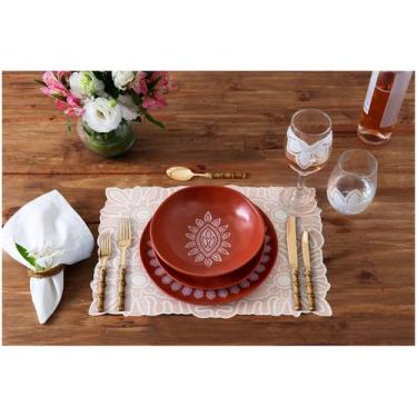 Imagem de Jogo Americano Mandacaru Martha Medeiros Terra 4 Peças 43x30cm, Terrac