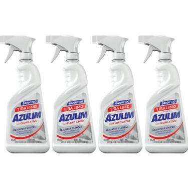 Imagem de Tira Limo AZULIM SPRAY 500ML Limpa Banheiro, kit4unidades