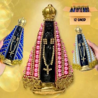Imagem de Imagem Nossa Senhora Aparecida Kit 12 Atacado Multi Tamanhos - Europio