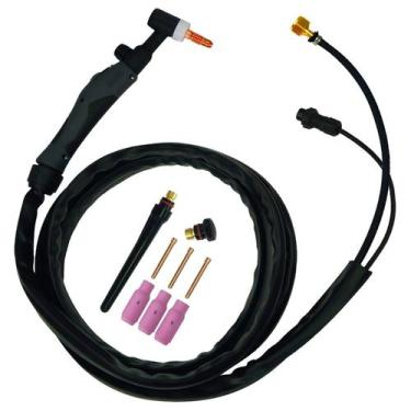 Imagem de Tocha Seca TIG 200A Alta Frequencia 3 Metros 9mm Com Valvula - Intech 