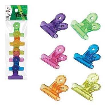 Imagem de Pacote C18 Prendedor Acrílico Colorido Para Embalagens - Art House