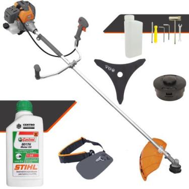 Imagem de Máquina de Cortar Grama Á Gasolina Tekna RL430-P Plus 2T 43cc 1,7HP Ro