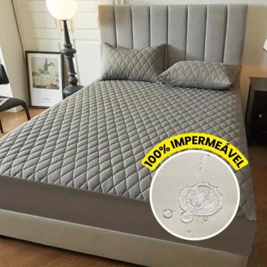 Imagem de Capa De Colchão Impermeável Protetora Matelada Para Colchão Solteiro -