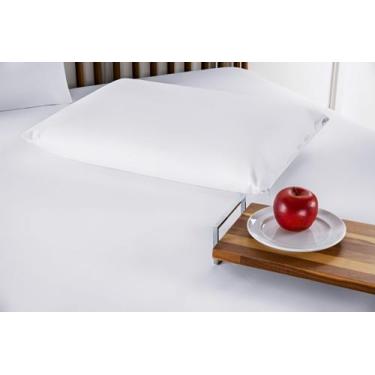 Imagem de Protetor de Colchão Impermeável de Solteiro Microblock Branco - Feira 