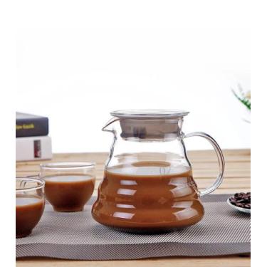 Imagem de Chaleira Bule Jarra Cafe Vidro Raleo Casa Cozinha Home 600ml
