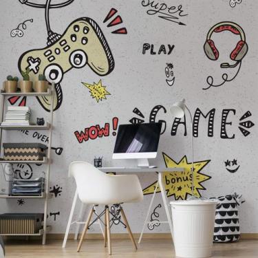 Imagem de Papel de Parede Video Game para Quarto Gamer Painel 6m² - Quartinhos