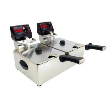 Imagem de Fritadeira Elétrica Profissional Frita Fácil 2 Cubas de 3 e 5 litros C