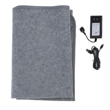 Imagem de Cobertor Aquecido de Fibra de Aquecimento Aquecimento Rápido 60 ℃ 3 Temperaturas Cobertor Elétrico Aquecido Lavável Aquecedor de Cama Elétrico para Dormitórios Quartos 7,5 V 3A