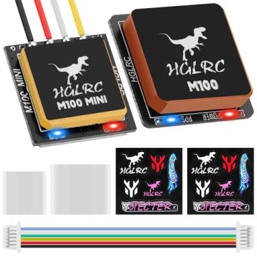 Imagem de Módulo GPS M100_Mini e M100-5883 atualizado com chip M10 compatível com GPS, Galileo, BDS posicionamento de três modos para drone FPV de asa fixa UAV Racing