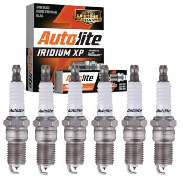 Imagem de 6 velas de ignição Autolite Iridium XP compatíveis com Ford Explorer 4.0L V6 1997-2005