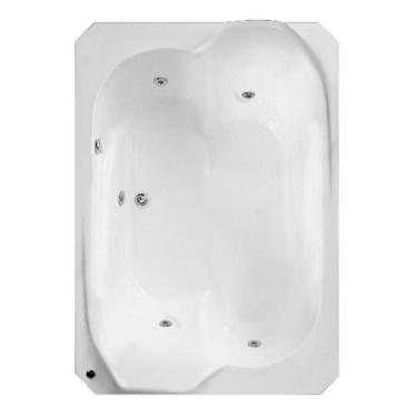 Imagem de Banheira Dupla Alvorada com hidro em acrílico - Brasil Banheiras, 1,80