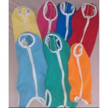 Imagem de Roupa Pós Cirúrgica Pet Castração TAM 3 Cães e Gatos FPS 30 Lisa e Est