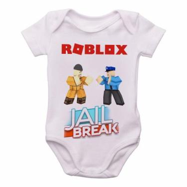 Imagem de body nenê criança roupa bebê Roblox Jail Break  - Empório Dutra, M   (