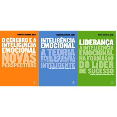 Imagem de KIT 3 LIVROS Daniel Goleman O cérebro e a inteligência emocional + Int