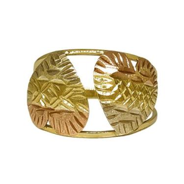 Imagem de Anel Em Ouro 18k 750 2 Corações Coloridos, 16