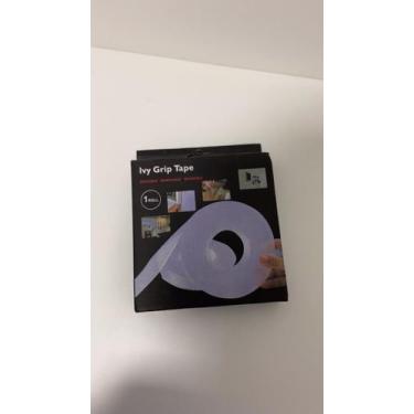 Imagem de  Fita Adesiva Nano Gel Fixe Quadros Fotos e Mais Sem Prego Sem Buraco 