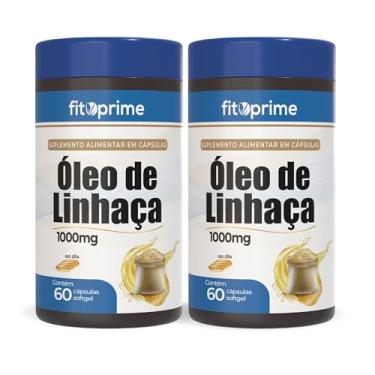 Imagem de Kit 2x Óleo de Linhaça 1000mg 60 Cápsulas