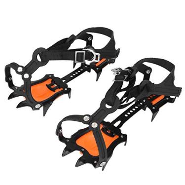 Imagem de Esportes Ao Ar Livre 10 Crampons de Neve Dentados Pinça de Gelo Resistente Ao Deslizamento para Escalada e Caminhada Com Tamanho Ajustável Crampons de Gelo Crampons de Garra de