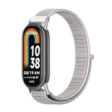 Imagem de MIJOBS Pulseira de substituição respirável para Xiaomi Mi Band 10/9/8 para Mi Fit Band 9 SmartWatch para mulheres e homens