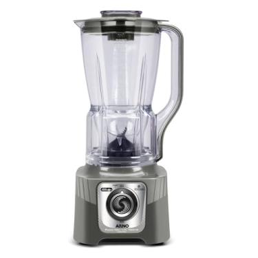 Imagem de Liquidificador Arno Powermax 1400W XXL LN87, Cinza Esverdeado, com 6 Lâminas Powelix Pro, Copo de 2.25L, Tecnologia Autolock Anti Vazamento e Limpeza Fácil, 110V
