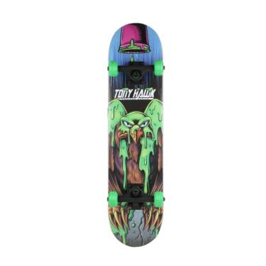 Imagem de Skate Tony Hawk 78,7 cm – Skate Signature Series 1 com caminhões profissionais, fita de aderência completa, deck de bordo de 9 camadas, ideal para todos os níveis de experiência