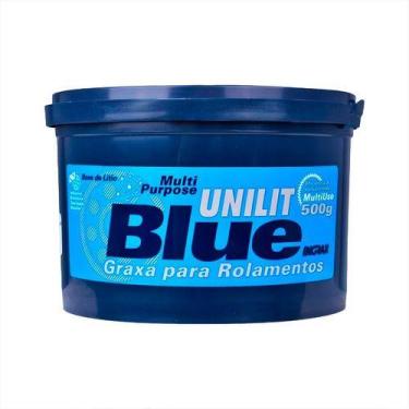 Imagem de Graxa Azul Para Rolamentos E Mancais Unilit Blue 500g Ingrax