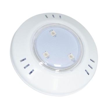 Imagem de Refletor Hiper Led 6W Branco Abs Iluminação Piscina Brustec