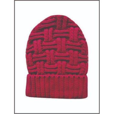Imagem de Touca Gorro Feminino E Masculino Outono E Inverno De Trico Em Lã Uniss