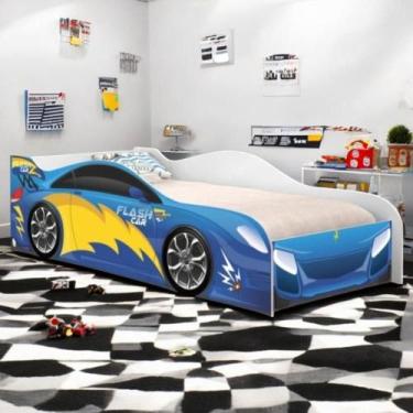 Imagem de Cama Infantil Para Menina Menino Com Proteção e com Colchão - CasaH, F