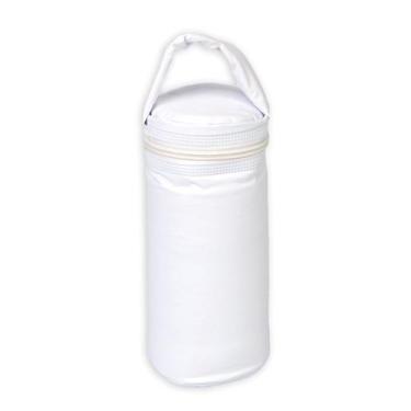 Imagem de Porta Mamadeira  Térmico 1 Litro Impermeável Branco - ass