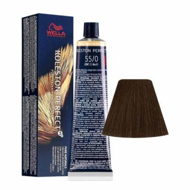 Imagem de Tintura Koleston Perfect Me+ 55/0 Castanho Claro Intenso 60 ml Wella