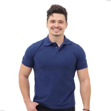 Imagem de Camiseta Polo Masculino Camisa Básica Lisa Uniforme Piquet - Hardseven