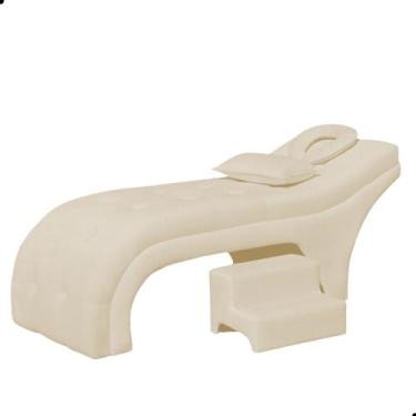 Imagem de Maca Estofada Estética Botonê 80 cm Sobrancelha Cilios - Fina Mobília,