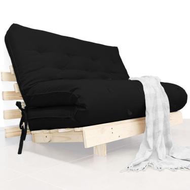 Imagem de Futon Casal Tokio Sofa Cama D33 Com Madeira Maciça Ii