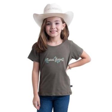 Imagem de CAMISETA FEMININA JUVENIL TEXAS FARM - CTF020 - VERDE FLORESTA-Feminino
