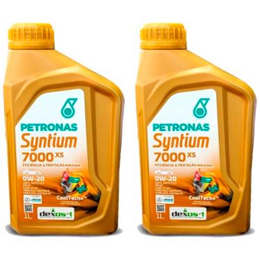 Imagem de Kit Troca 2 L Oleo Petronas Syntium 7000xs Sae 0w20 Sintetico API SP Dexos 1 Ilsac GF-6A