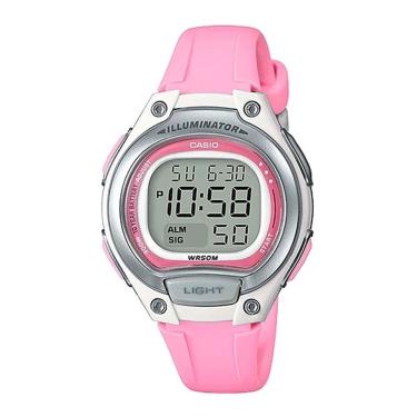 Imagem de Relógio de Pulso Casio Infantil Digital Esportivo Prova Dágua Rosa LW-203-4AVDF