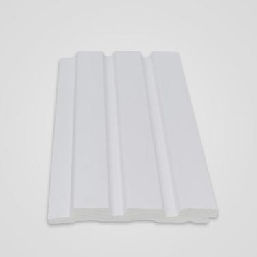 Imagem de Painel Ripado de Poliestireno 12,2 Cm X 1,2cm Metro Linear-gr04pr-v - Barra 2,85ml - caixa com 2,85