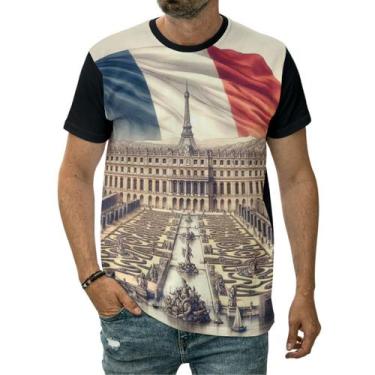 Imagem de Camiseta França Bandeira Palácio De Versalhes País Nação - Darkwood, 2
