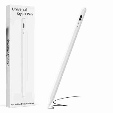 Imagem de Caneta Pencil Para Ipad e tablet stylus pen universal ponta fina com rejeição de palma - Compatível com Apple,samsung,xiaomi, Etc Ideal para anotações e projetos