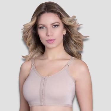 Imagem de Sutiã Pós-cirúrgico Sem Costura New Form, GG-48, Marrom
