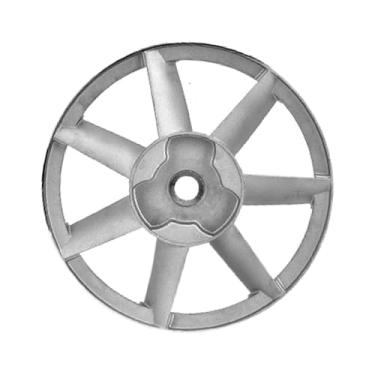 Imagem de Fenteer Compressor Motor Belty Belt Machine Head Flywheel, Substituição de peças de polia de ranhura única da roda, D26.5cm de Espessura