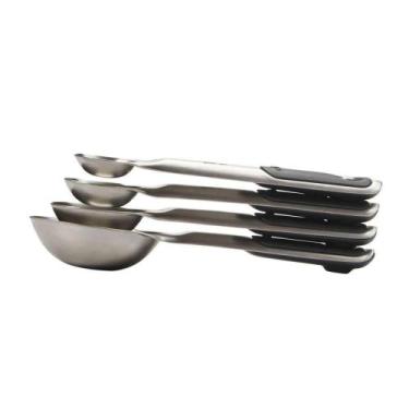 Imagem de Conjunto De 4 Colheres Medidoras Em Aço Inox Oxo