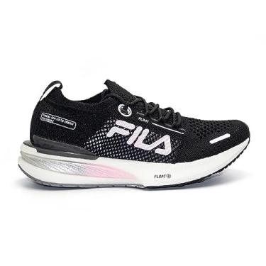 Imagem de Tênis Fila Feminino Corrida Float Elite Preto/rosa Claro/prata F02r00067-5713-36