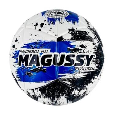 Imagem de Bola Handebol Magussy Evolution H2L Feminina, Azul, Preto, Único